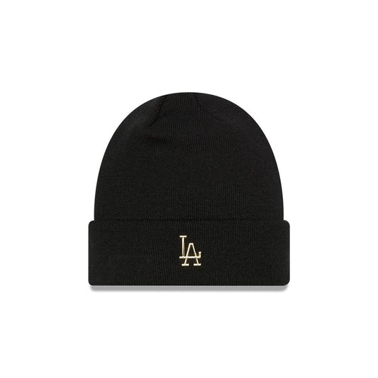 New Era Men's Metallic Badge Cuff Beanie ~ LA Dodgers black