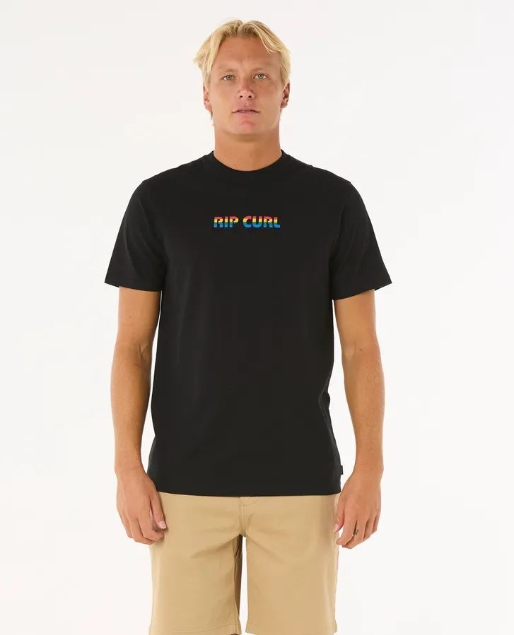 Rip Curl Surf Big Mumma Icon SS Mens T-Shirt Black