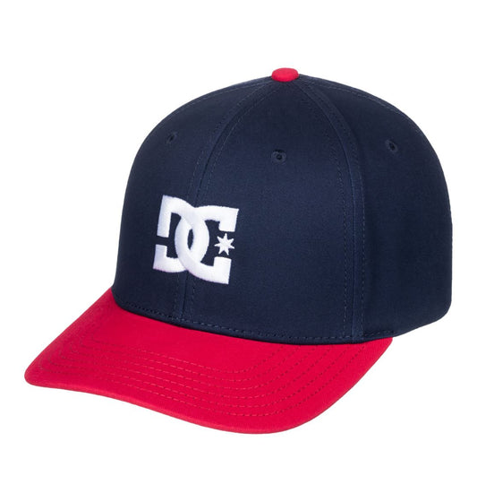 DC Shoes Star Cap 6 Panel Navy Red