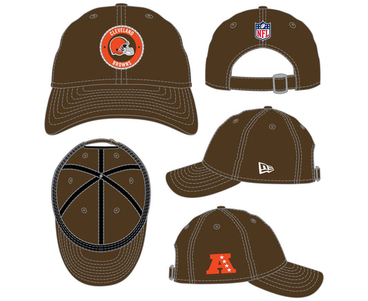 New Era Mens NFL24 9Twenty Cleveland Browns Cap