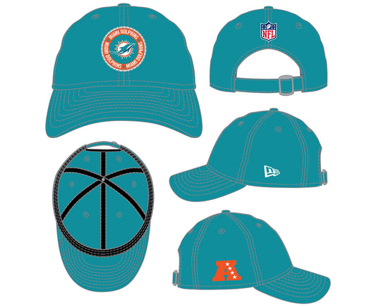 New Era Mens NFL24 9Twenty Miami Dolphins Cap