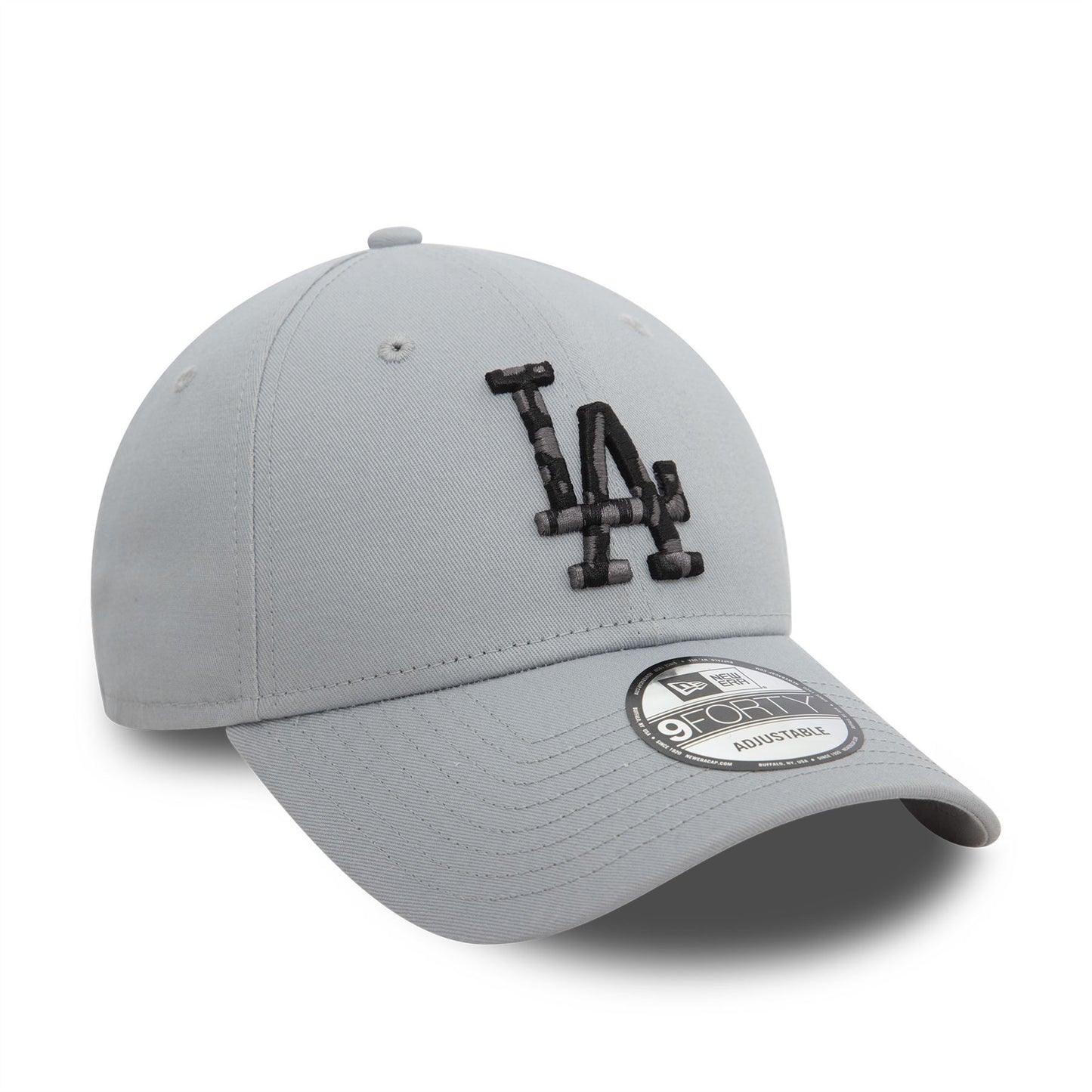 New Era Mens Seasonal Infill 9Forty Cap ~ LA Dodgers grey