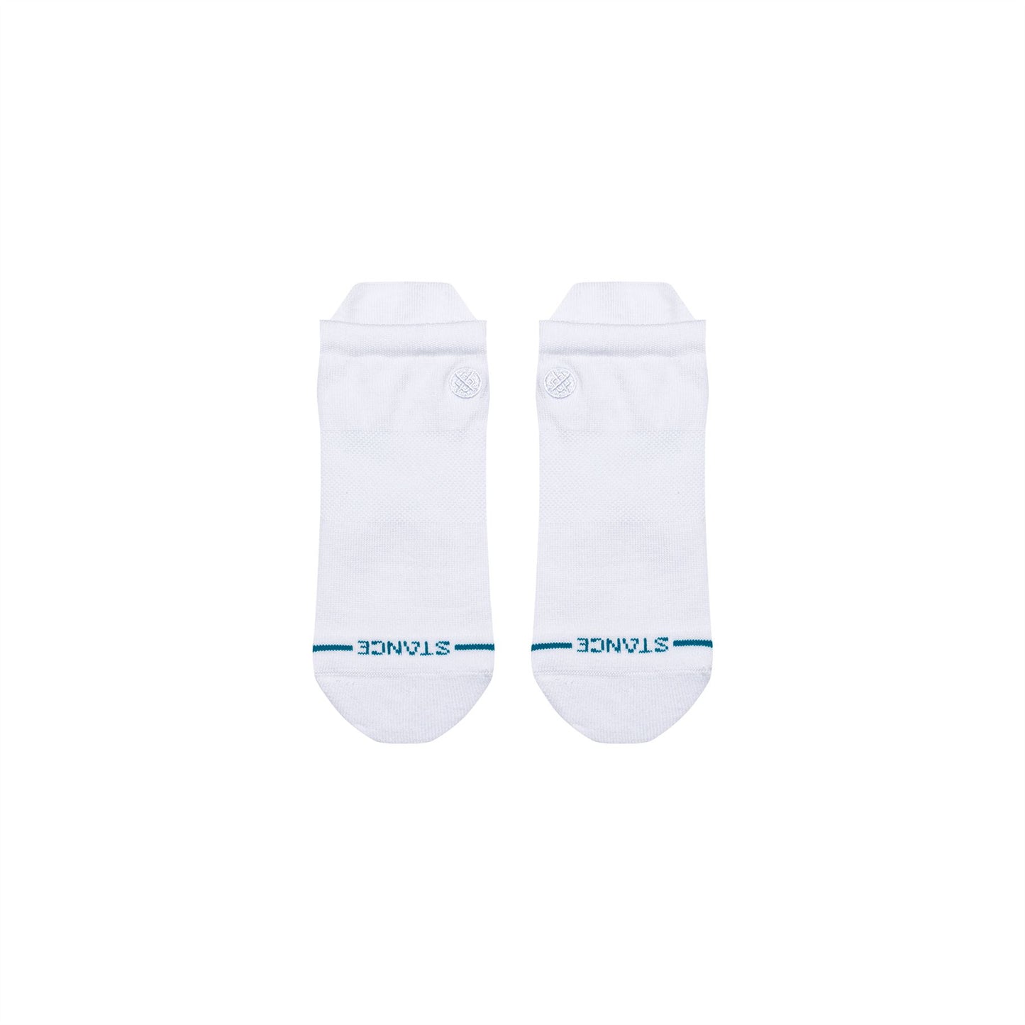 Icon Low Tab Mens Crew White Socks Stance