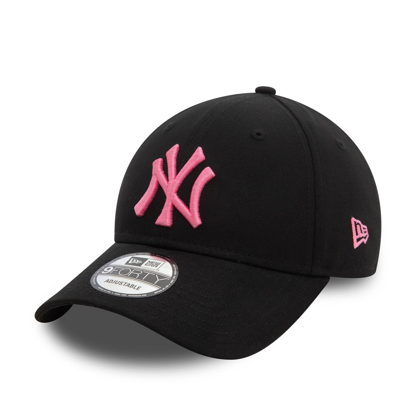 New York Yankees Mens 9Forty Adjustable Black New Era Cap