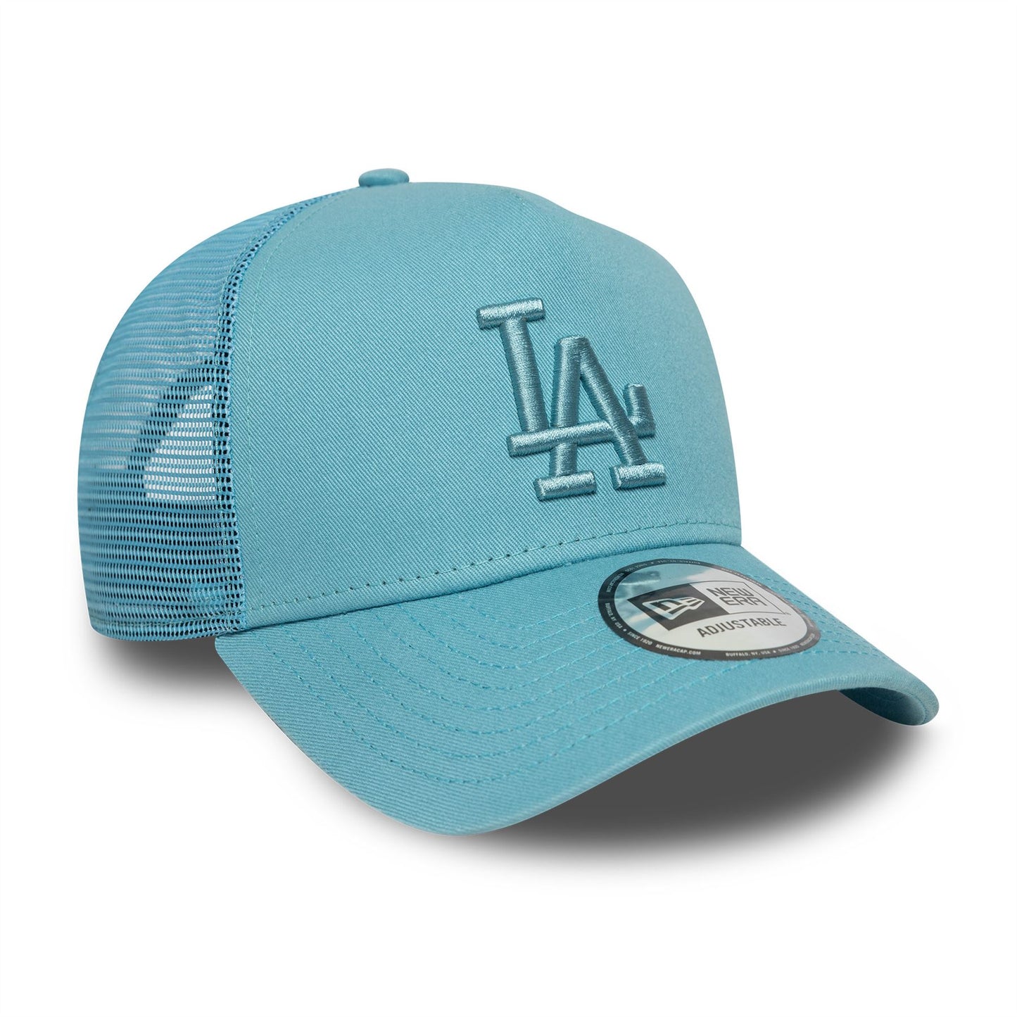 LA Dodgers League Essential Pastel Blue 9FORTY A-Frame Trucker Adjustable Cap