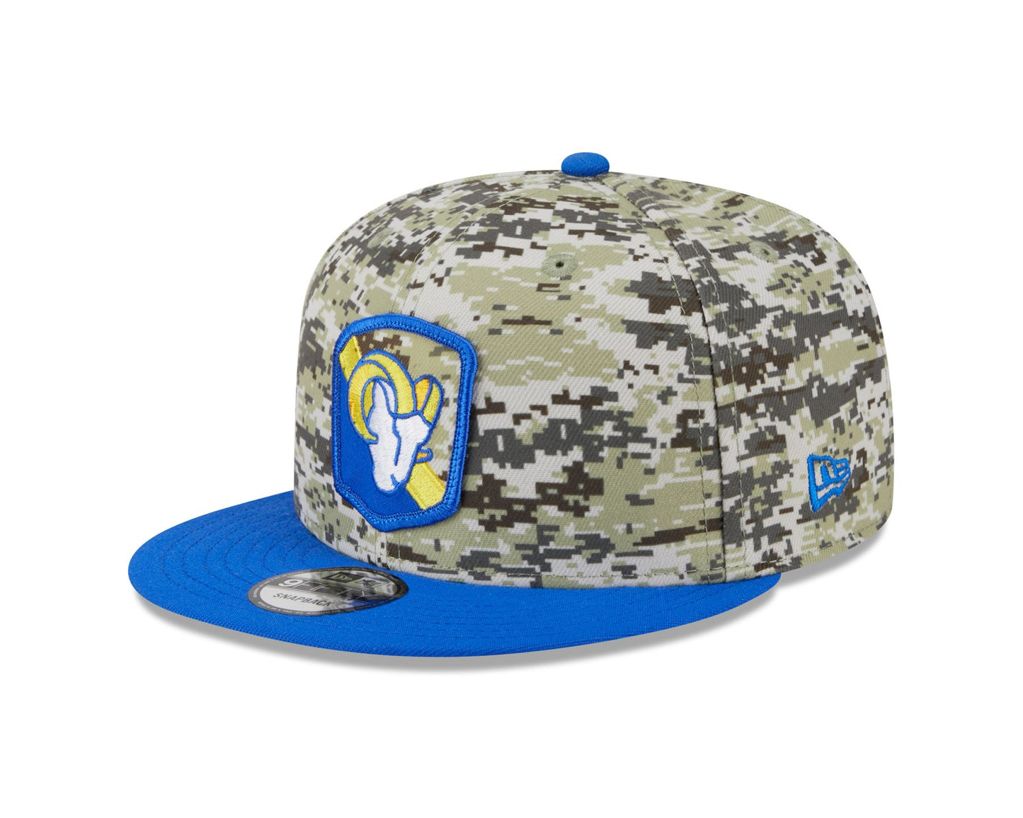 New Era Mens NFL Salute To Service Snapback 9Fifty Cap ~ 'Los Angeles Rams' camo