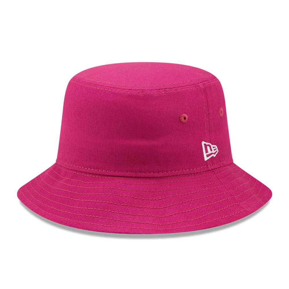 New Era Men's Essential Tapered Bucket Hat ~ Dark Pink size M