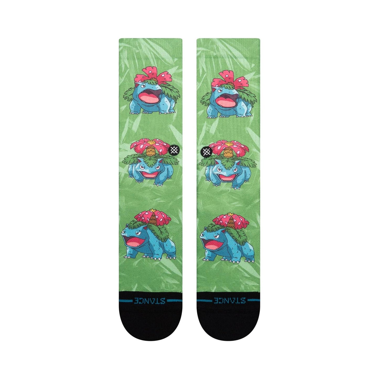 Pokemon Venusaur Mens Crew Socks  Green Stance