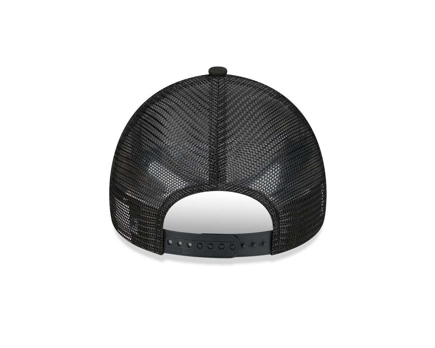 New Era Mens Eframe Adjustable Trucker Cap ~ New Era black