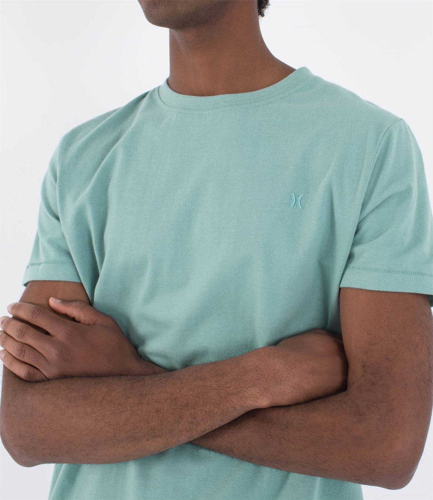 Hurley Low Tide T-Shirt Short Sleeve Oracle Aqua