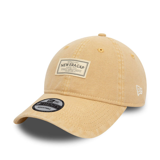 New Era Mens NE Canvas 9Twenty Cap ~ New Era brown