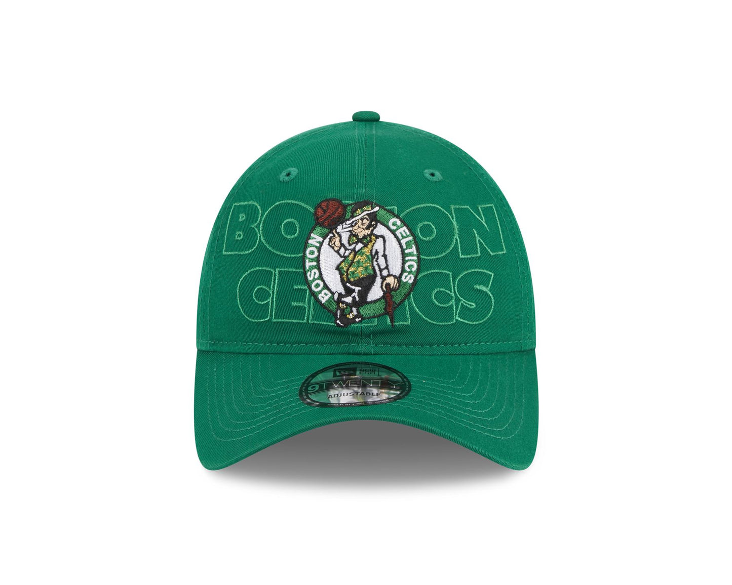 New Era Mens NBA Draft 9Twenty Adjustable Cap ~ Boston Celtics Green