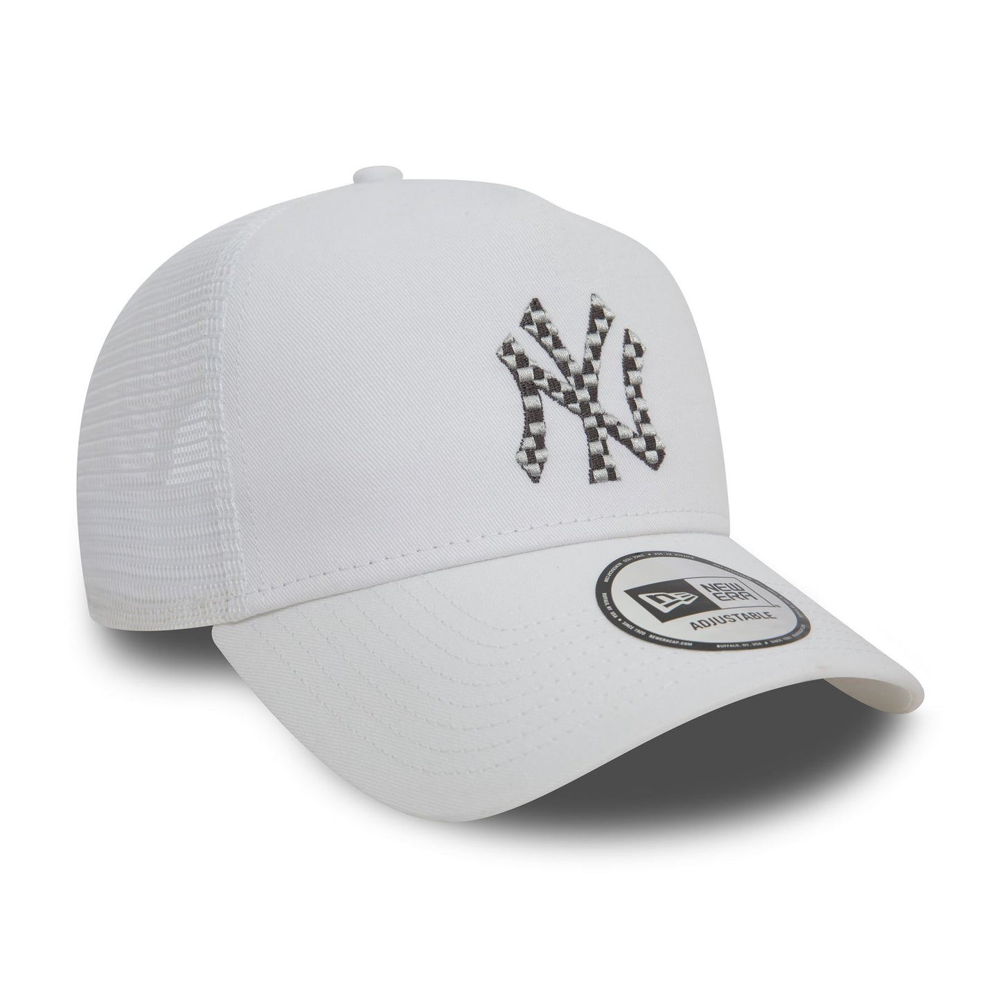 New Era Mens Seasonal Infill Trucker Cap ~ New York Yankees white