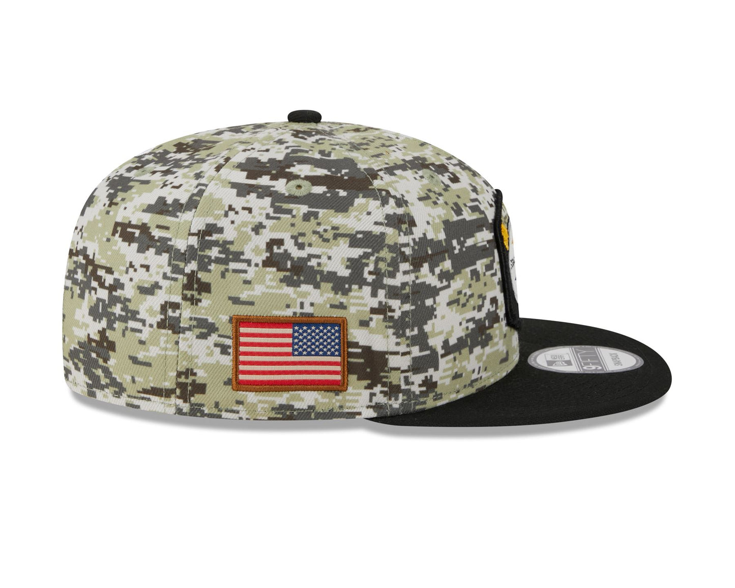 New Era Mens NFL Salute To Service Snapback 9Fifty Cap ~ 'Pittsburgh Steelers' camo
