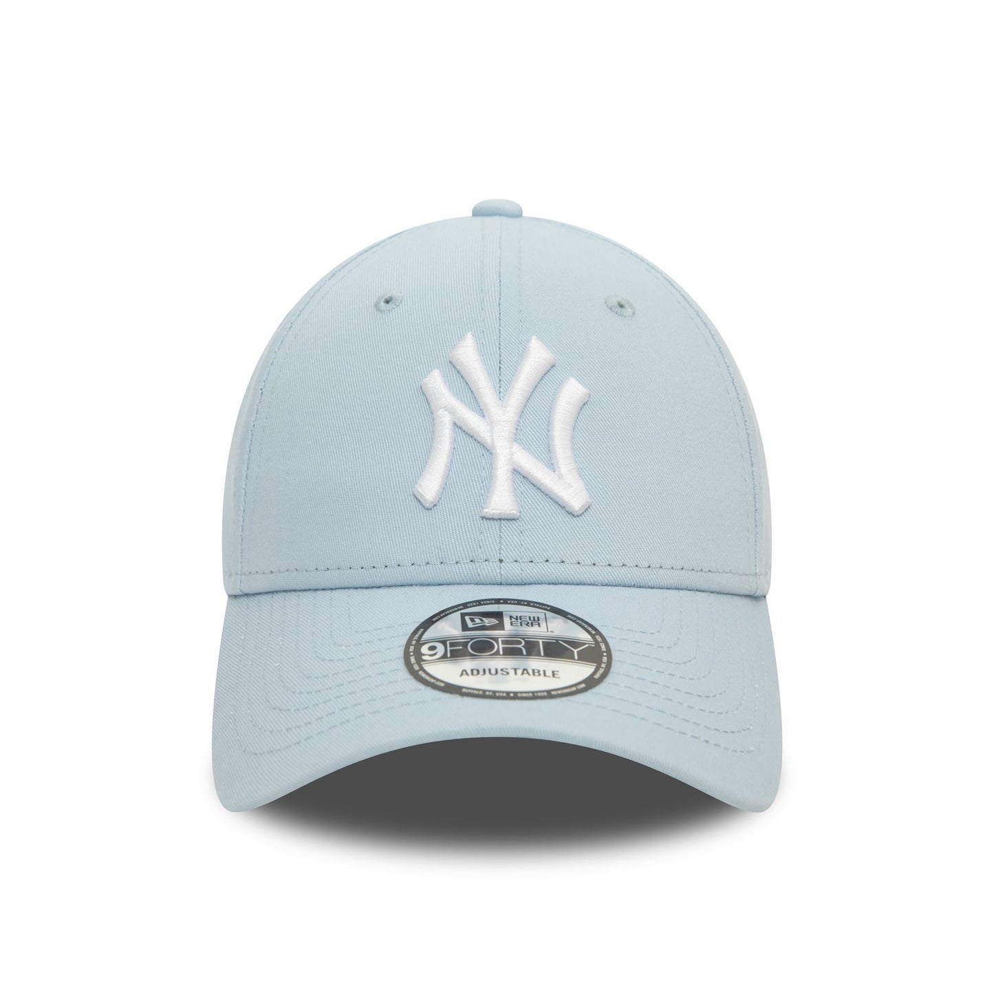 New Era Mens League Essential 9Forty Cap ~ New York Yankees lt blue