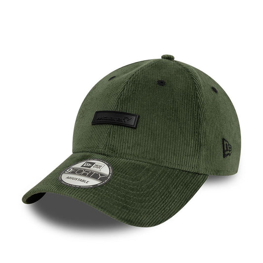 New Era Mens 9Forty Cord Cap ~  McLaren F1 green