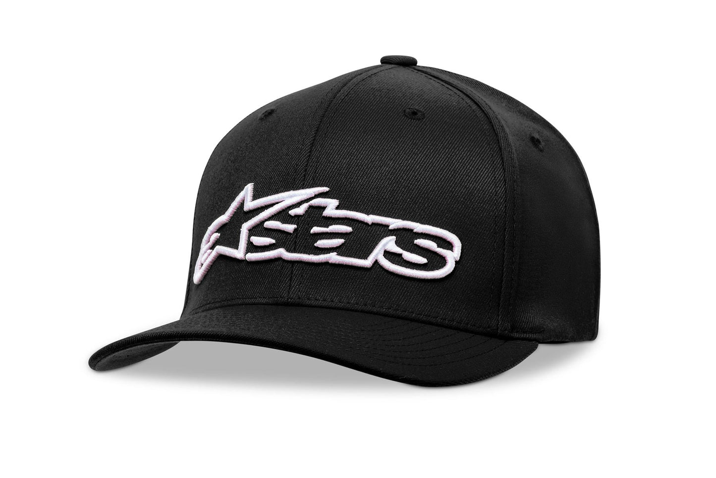 Alpinestars Mens Semi Curve Flexfit Cap ~ Blaze black white