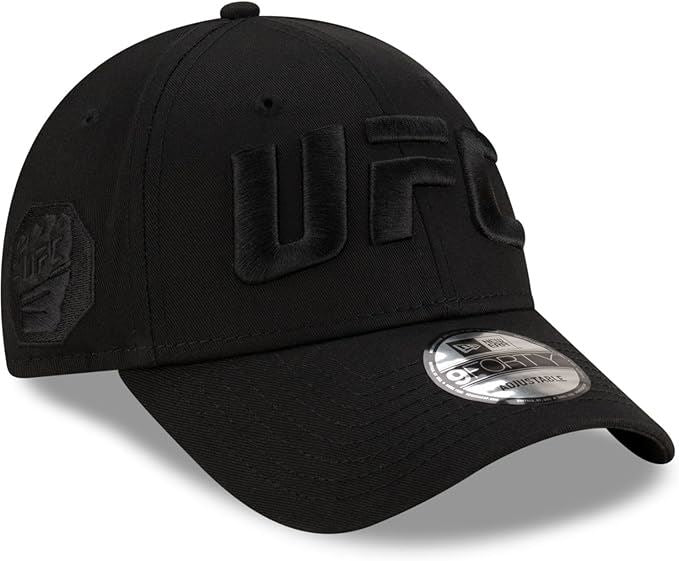 Ultimate Fighting UFC MMA Black 9Forty New Era Adjustable Cap