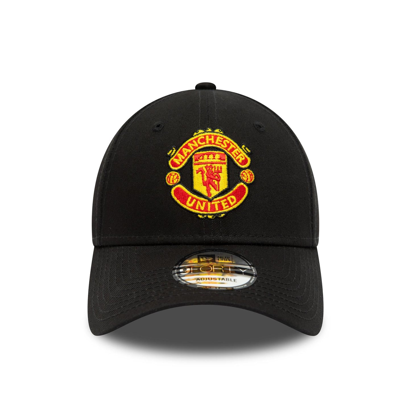 New Era Mens 9Forty Adjustable Curve Brim OSFA Cap ~ Manchester United F.C. Black