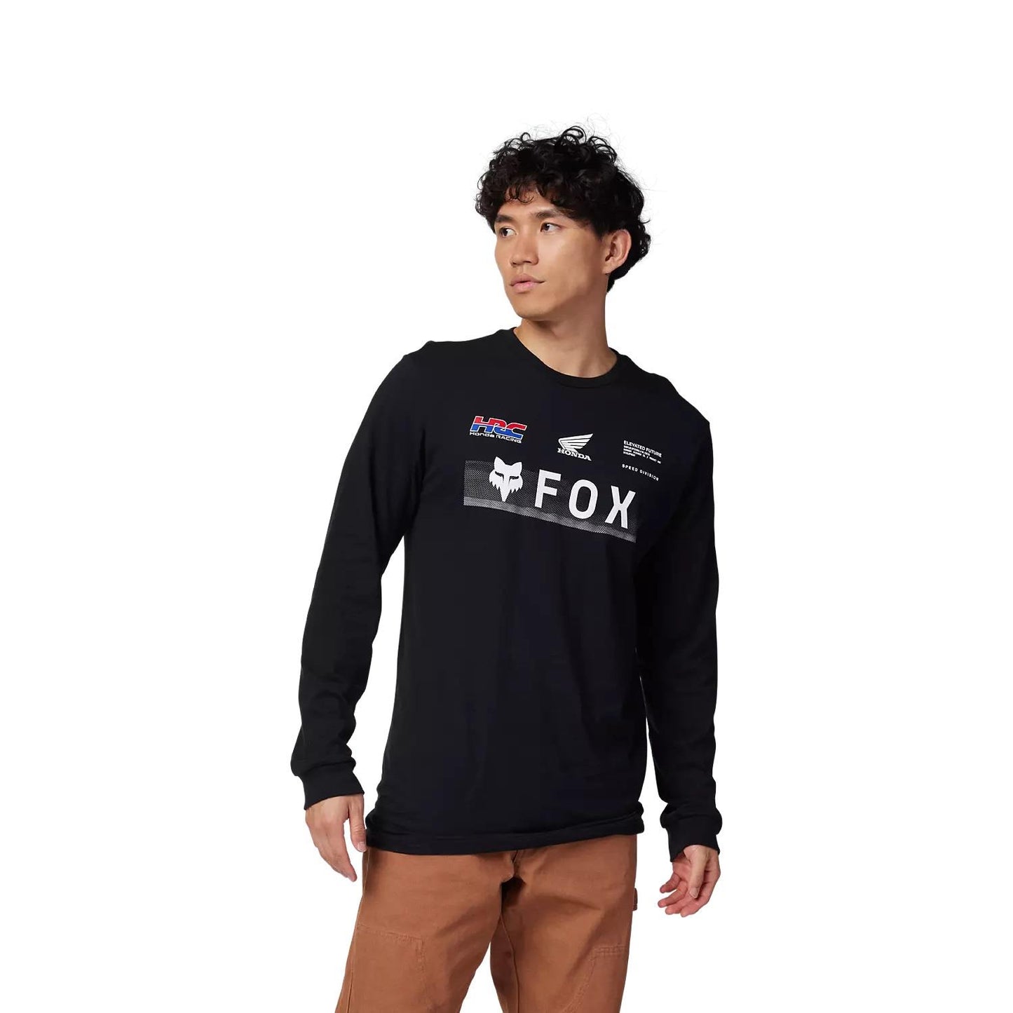 Fox X Honda Premium LS Tee Black