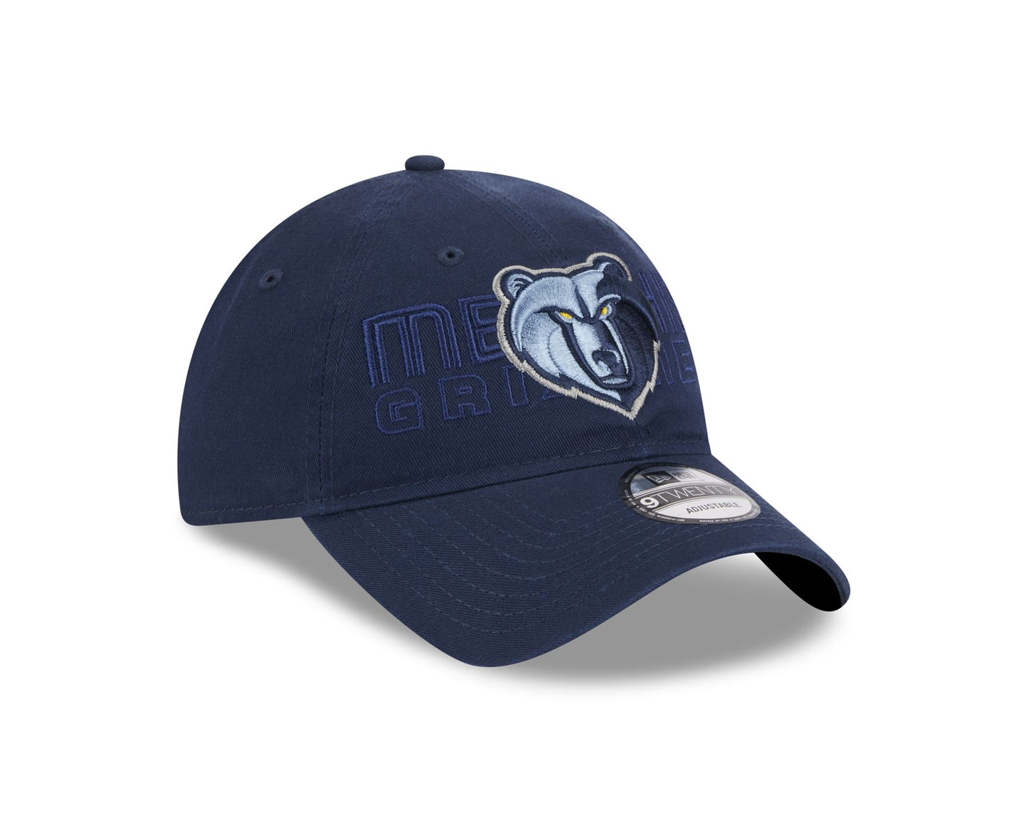 New Era Mens NBA Draft 9Twenty Adjustable Cap ~ Memphis Grizzlies Navy
