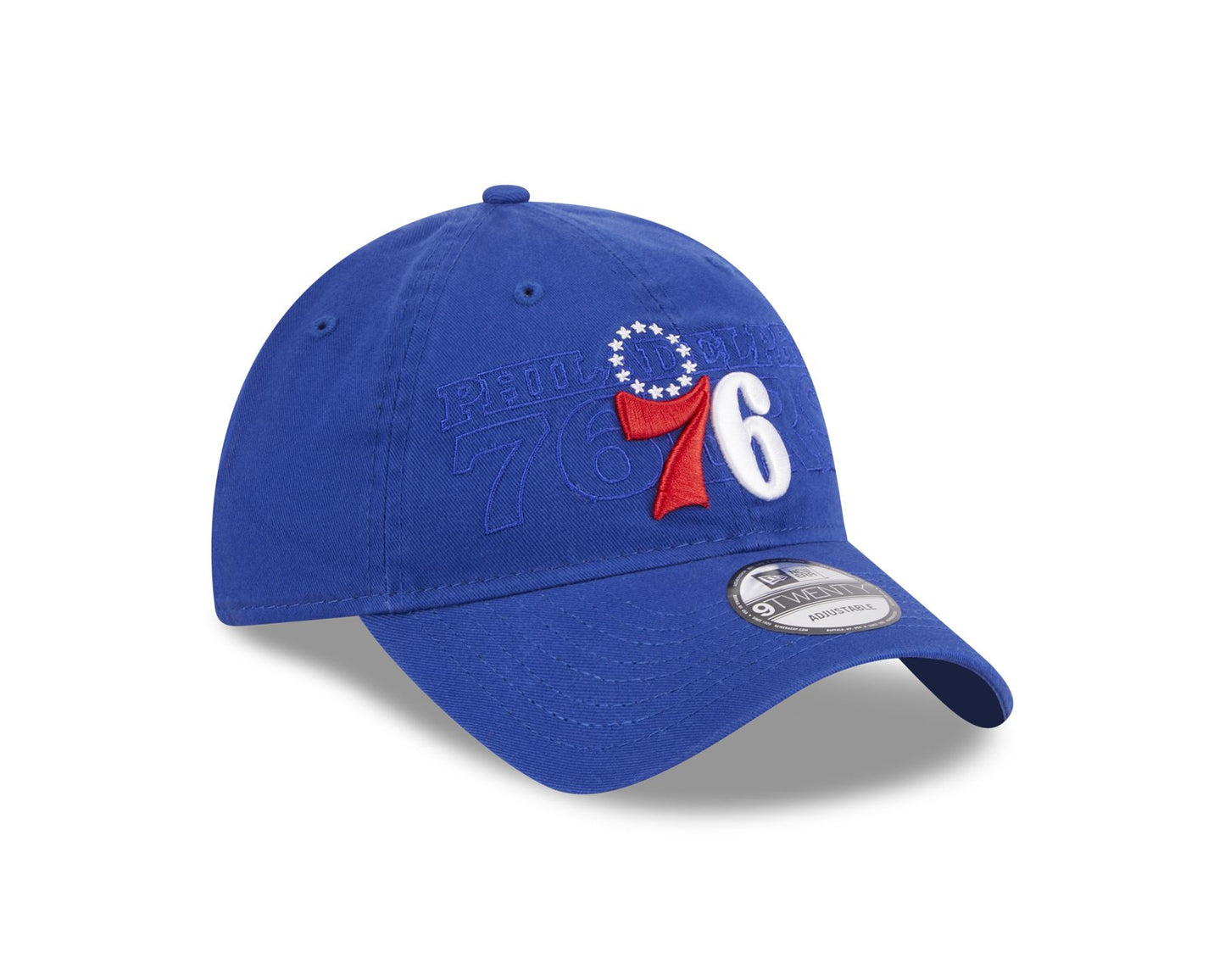 New Era Mens NBA Draft 9Twenty Adjustable Cap ~ Philadelphia 76ers Blue