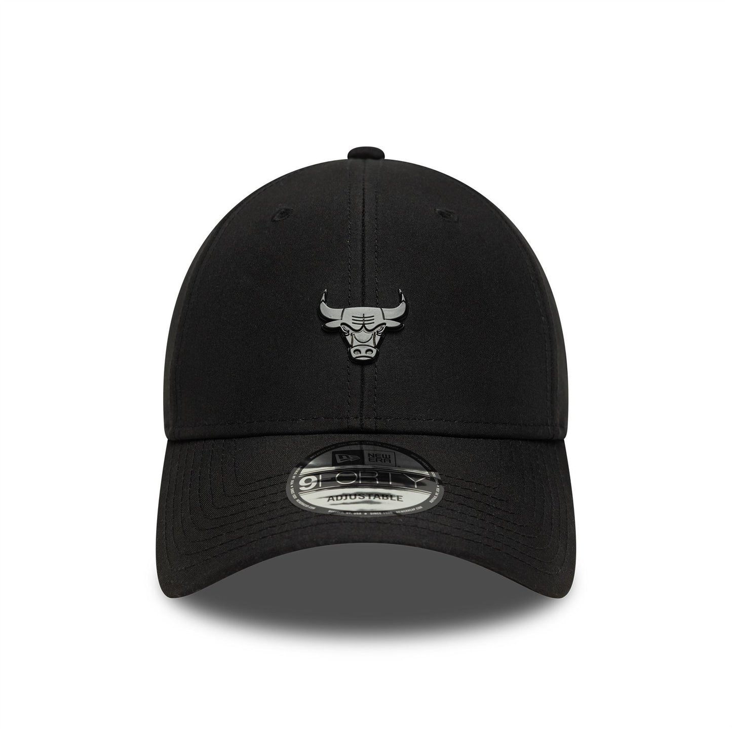 Chicago Bulls NBA Pin Black 9FORTY Adjustable New Era Cap