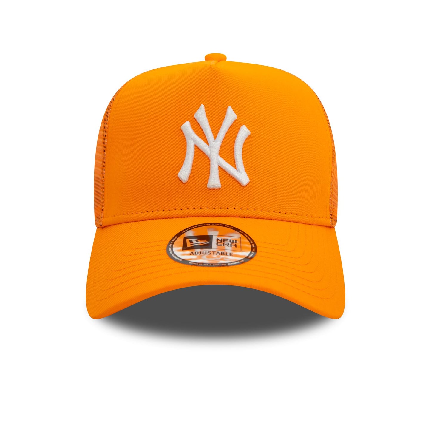 New Era Mens League Essential Trucker Cap ~ New York Yankees orange