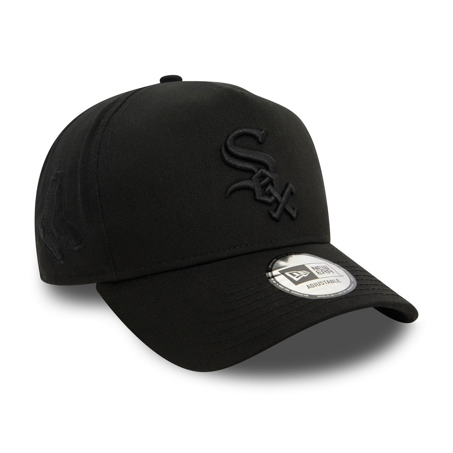 New Era Mens Monochrome E-Frame Cap ~ Chicago White Sox black
