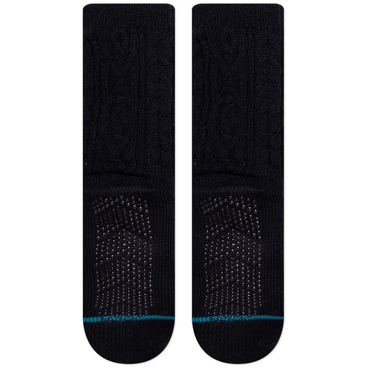 Stance Men's Slipper Socks ~ rowan slipper black