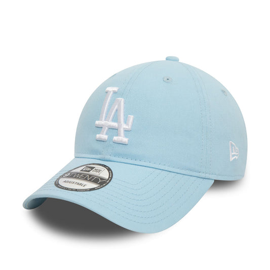 New Era Mens League Essential 9Twenty Cap ~ LA Dodgers light blue