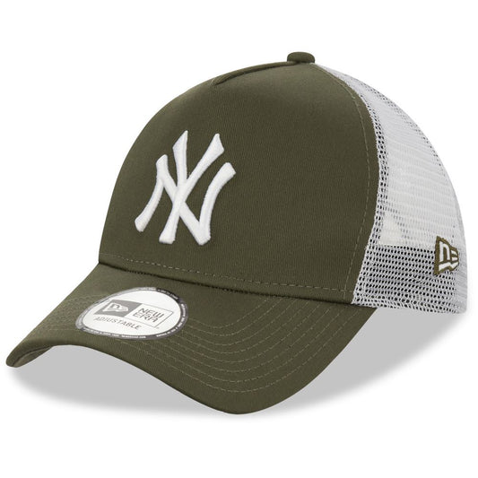 New Era Men's Essential AF Trucker Cap ~ New York Yankees olive