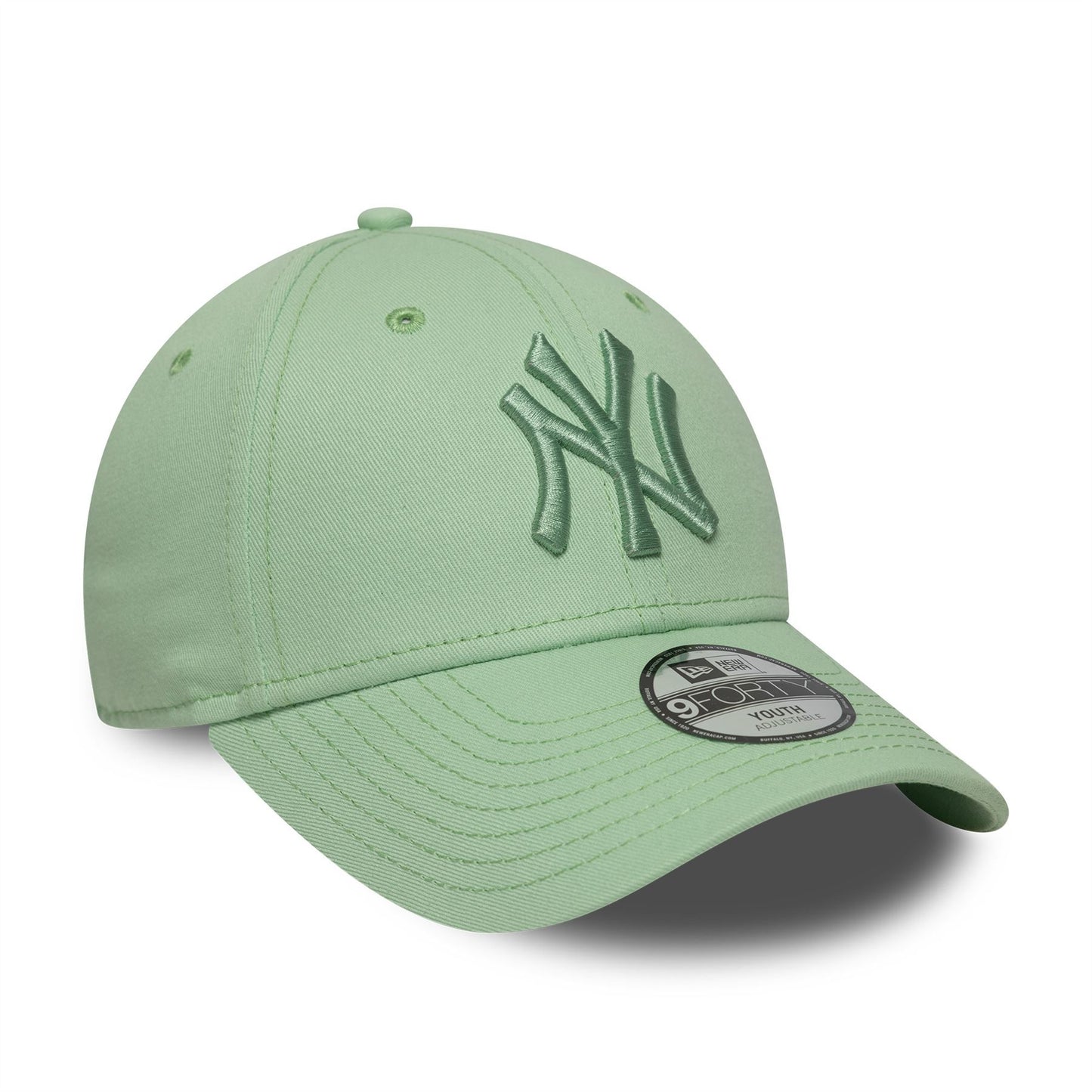 New York Yankees Youth MLB League Essential Pastel Green 9FORTY Adjustable Cap