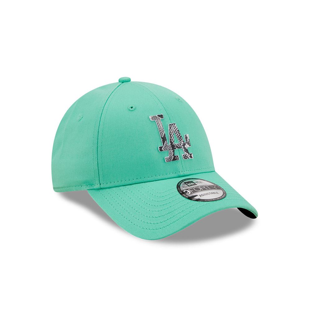 New Era Men's Adjustable Infill 9Forty Cap ~ LA Dodgers green