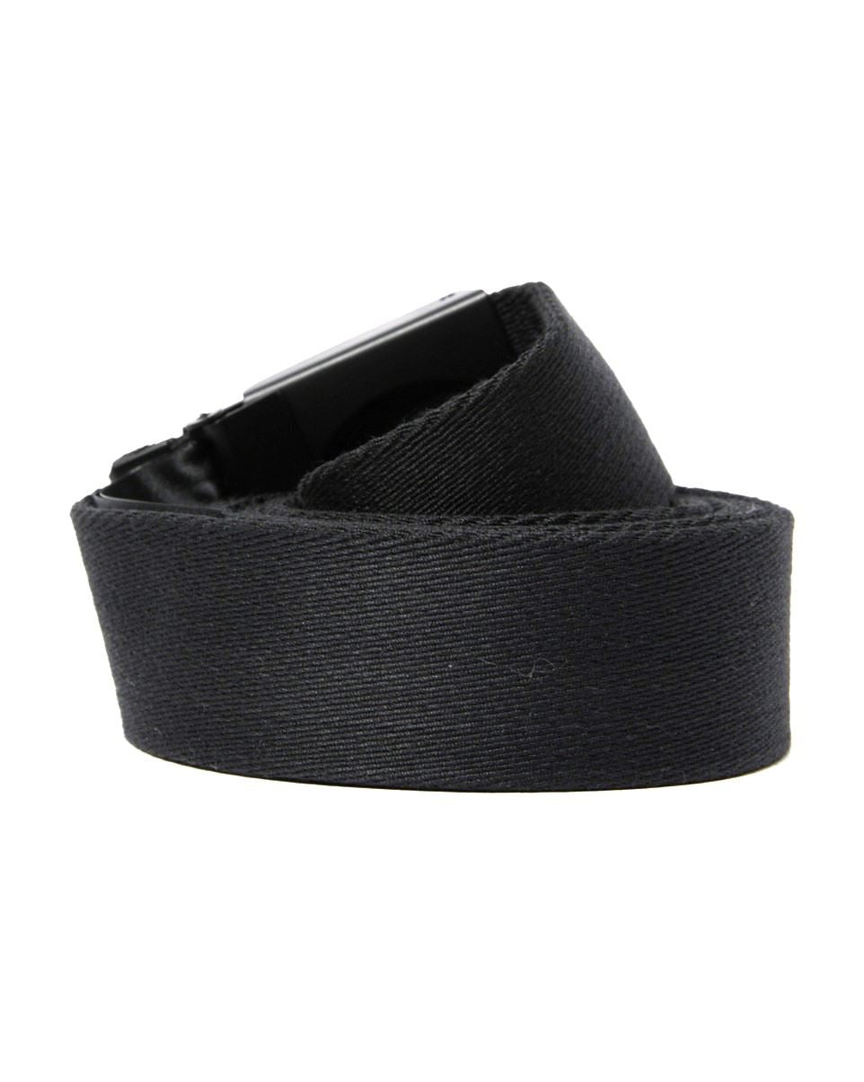 Hurley Mens Black Web Belt With Bottle Opener