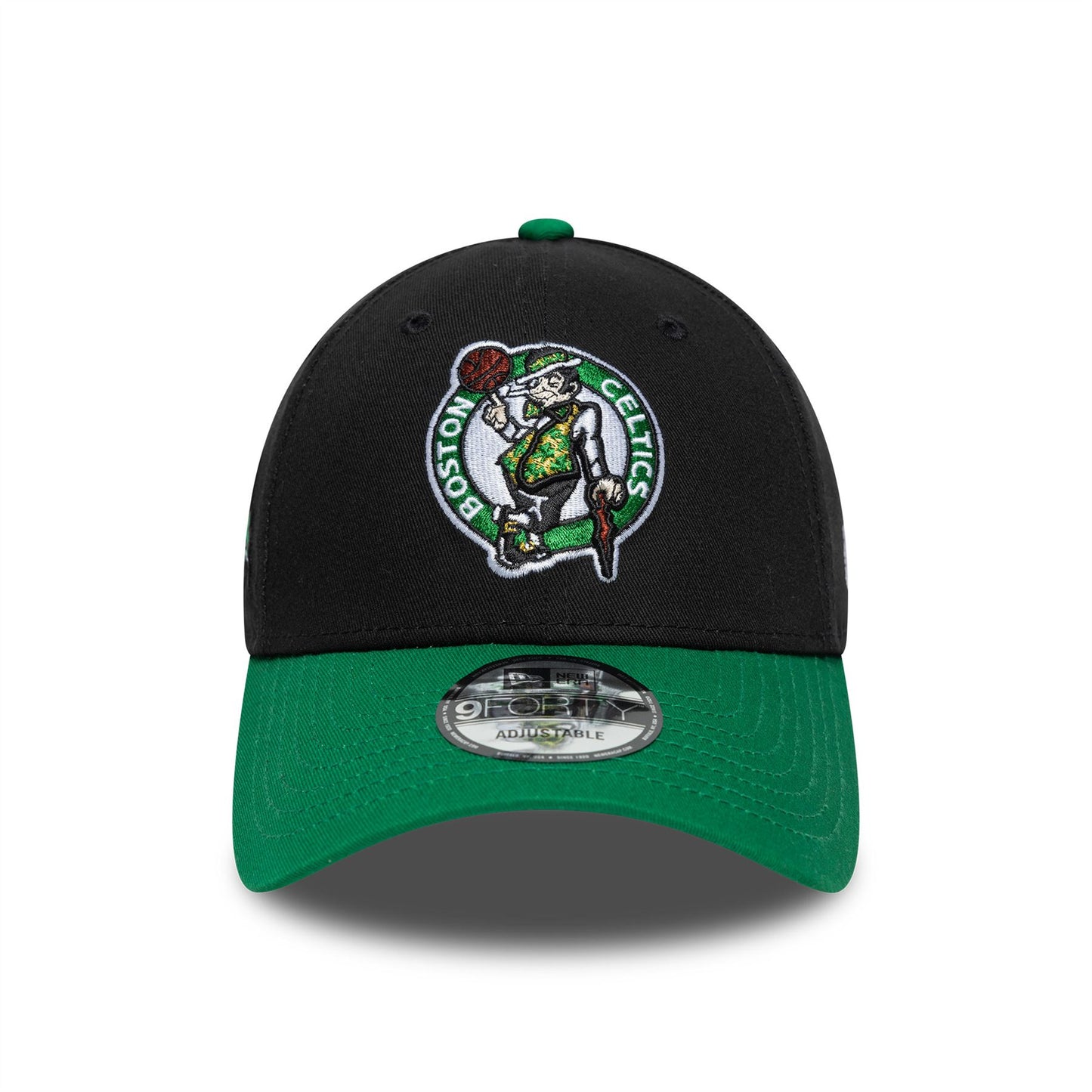 Boston Celtics NBA Side Patch Black 9FORTY Strapback Cap