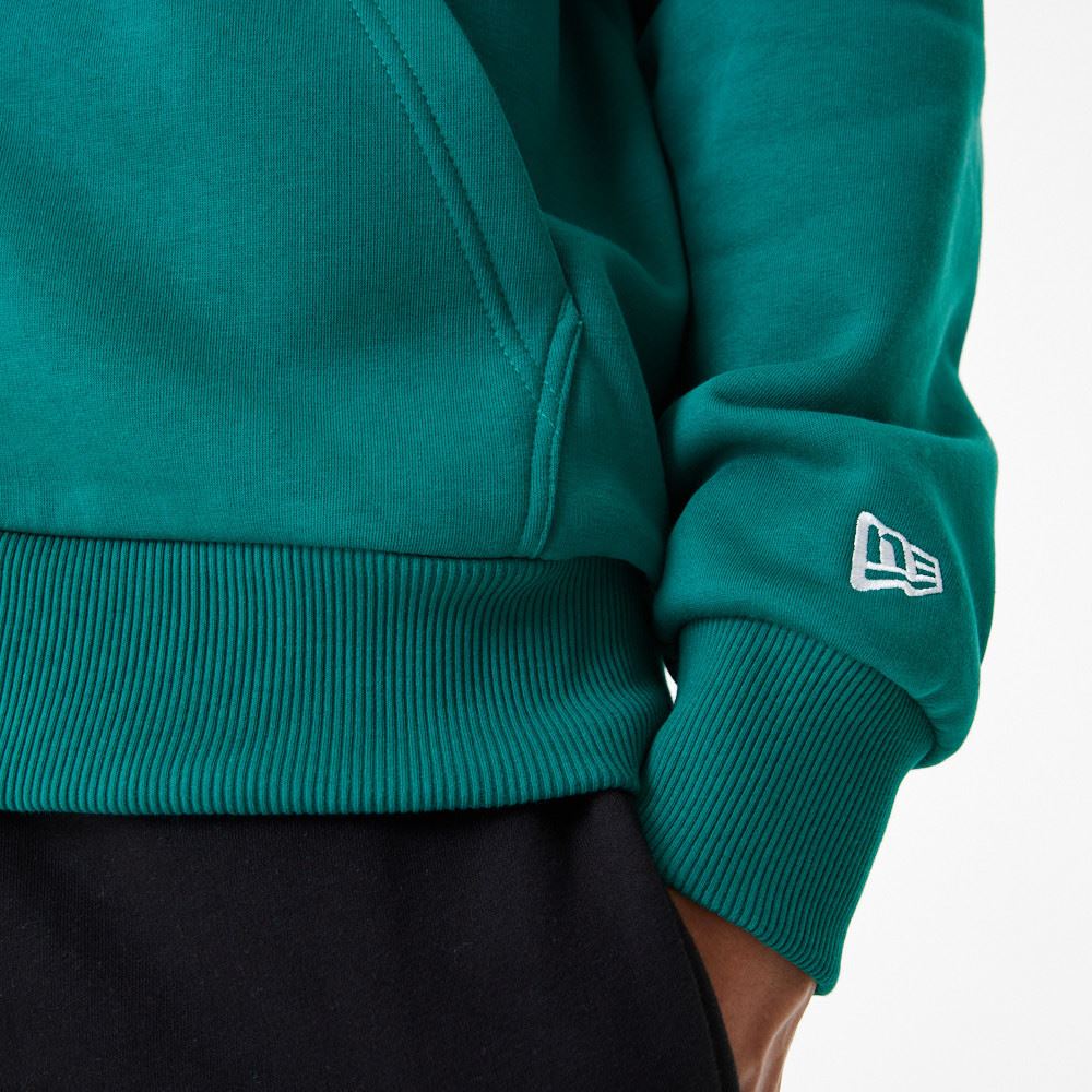 New Era Mens League Essential Crew Neck FZ Hoody ~ New York Yankees green