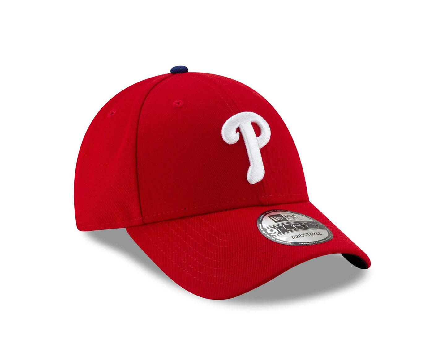 New Era Mens MLB Adjustable 9Forty Curve The League OSFA Cap ~ Philadelphia Phillies Red