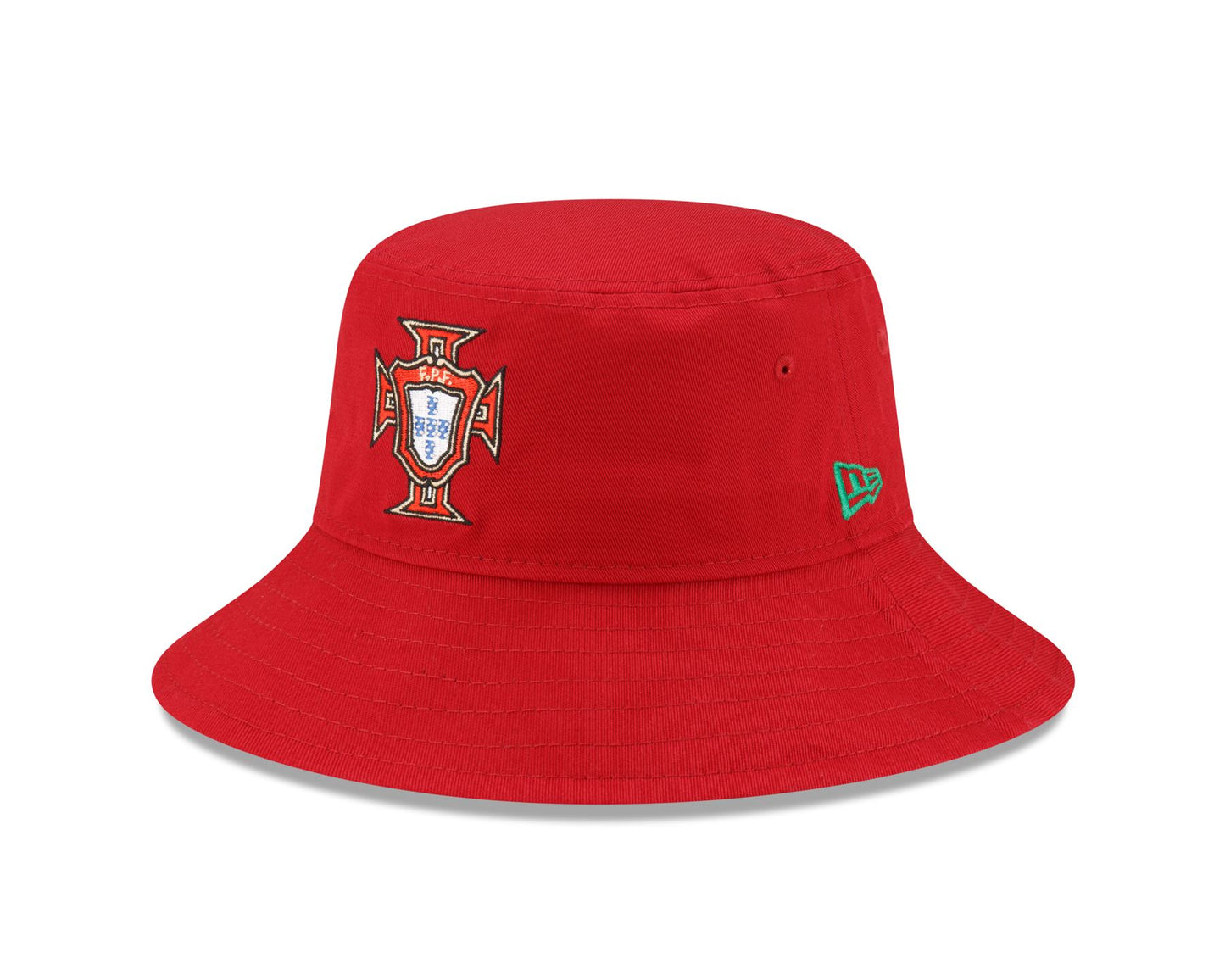 New Era Mens Core Bucket Football Team Cap ~ Portugal National Football Team red