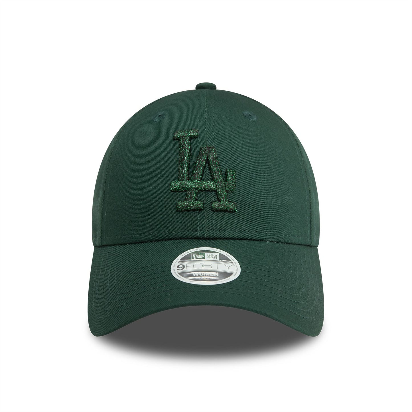 LA Dodgers Womens Metallic Dark Green 9FORTY Adjustable Cap