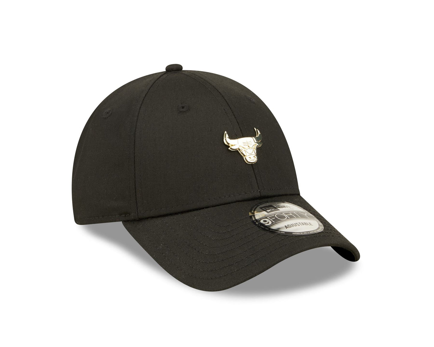 New Era Mens Pin 9Forty Cap ~ Chicago Bulls  black