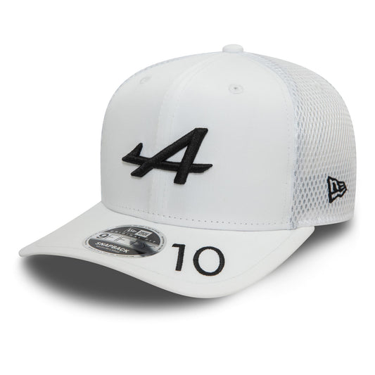 New Era Mens Renault Alpine F1 Team 9Fifty Cap ~ Pierre Gasly white