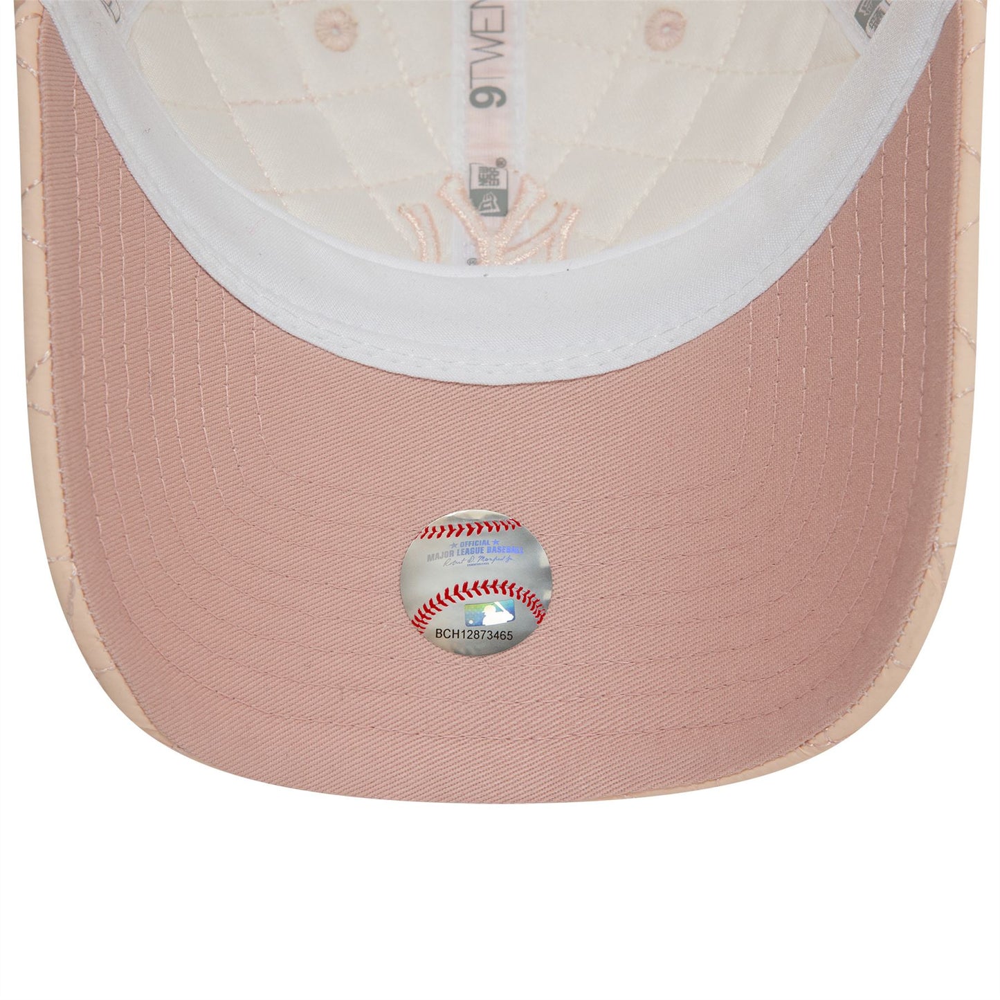 New York Yankees Womens Padded Pastel Pink 9TWENTY Adjustable Cap