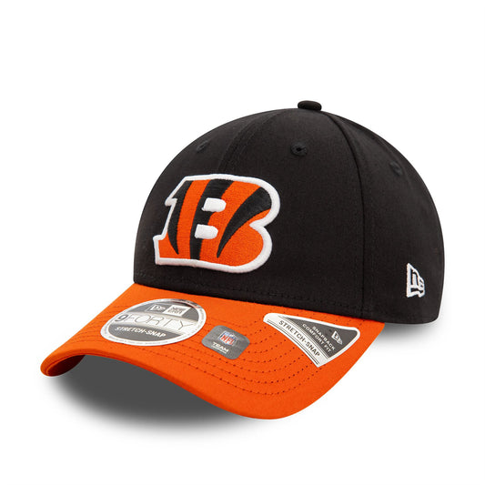 Cincinnati Bengals NFL Black 9FORTY Stretch Snap Adjustable Cap