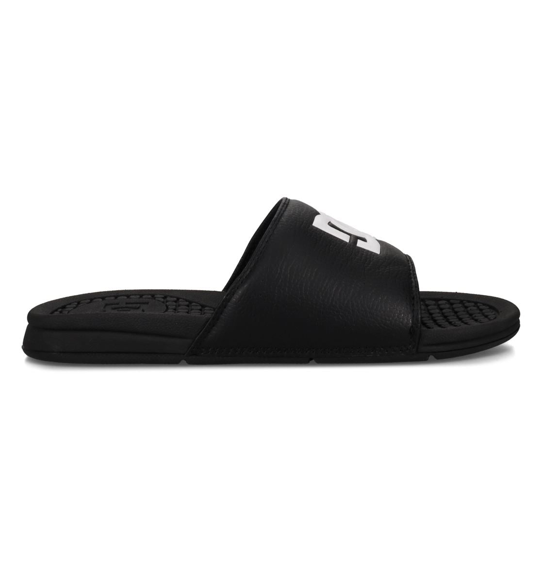 DC Shoes Bolsa Mens Slide Sandals Black White
