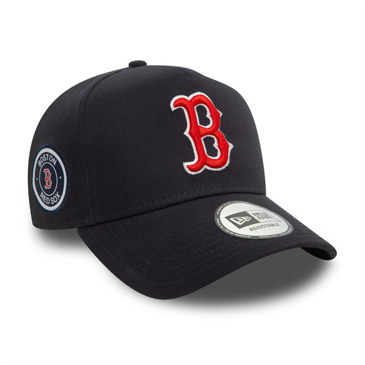 Boston Red Sox Patch Black 9FORTY E-Frame Cap