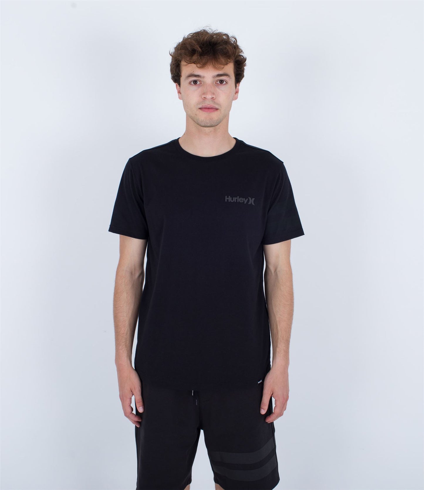 Hurley Oceancare Block Party T-Shirt Short Sleeve Black