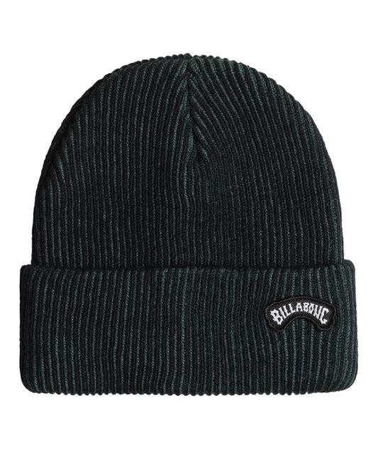 Billabong Mens Knitted Cuff Beanie ~ Arch Patch navy blue