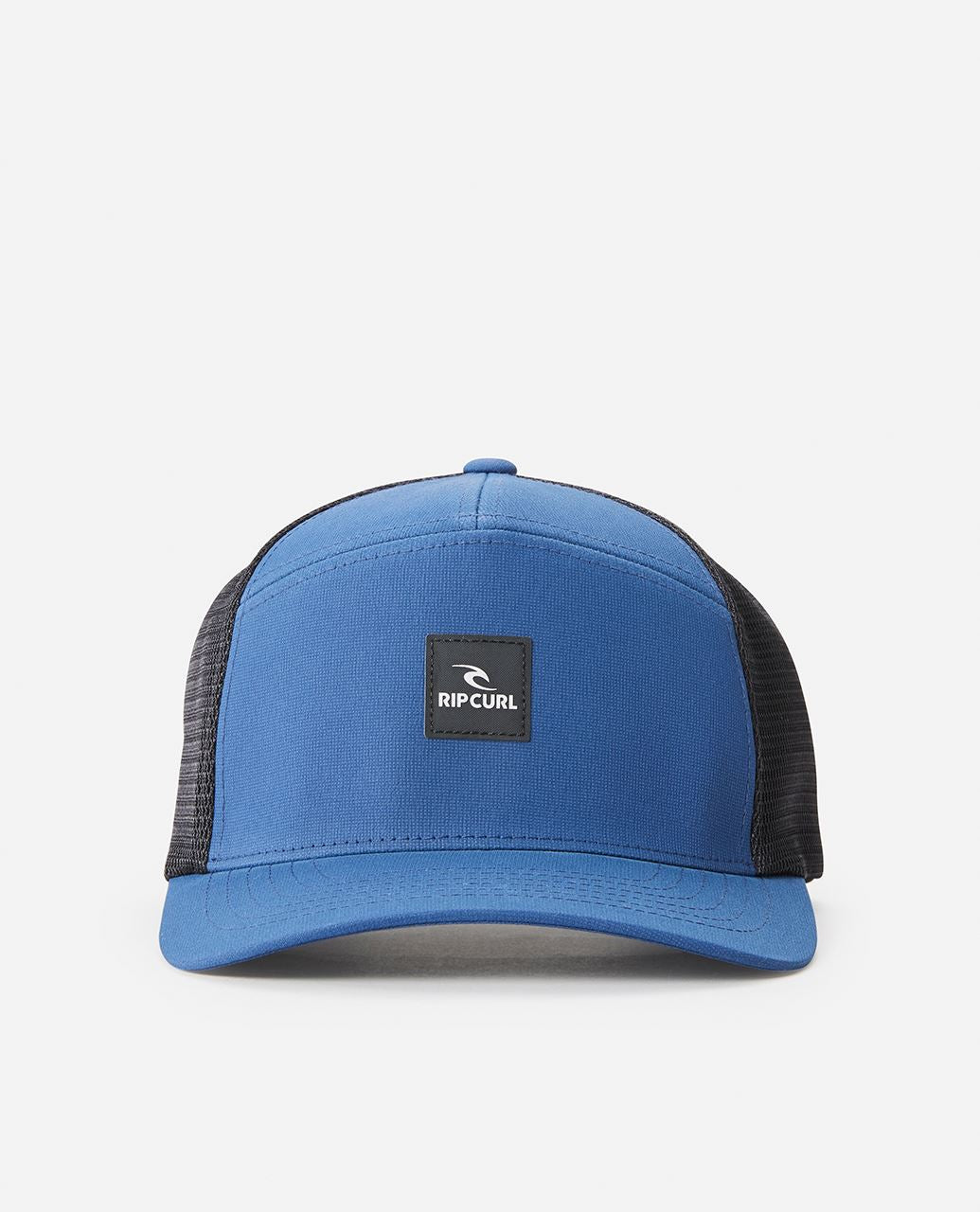 Rip Curl Mens Snapback Trucker Curve Brim 110 Flexfit Cap ~ Vaporcool Flexfit navy