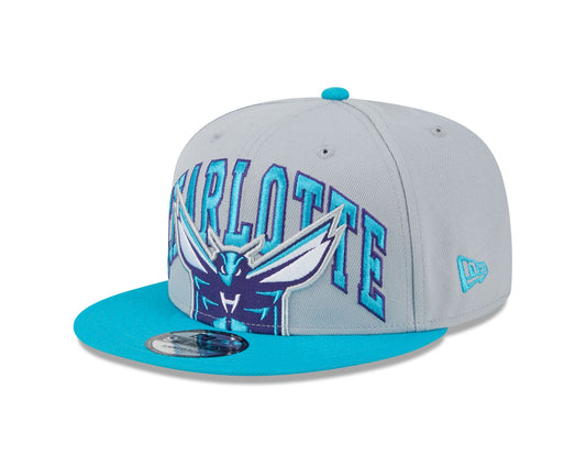 New Era Mens NBA Authentics 9Fifty Cap ~ Charlotte Hornets Tip-Off grey